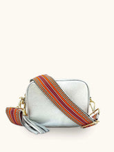 Load image into Gallery viewer, Tassel Bag Silver Boho Strap