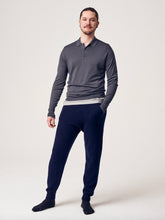 Load image into Gallery viewer, Mens John Smedley Merino Shirt Neck – Slate Grey