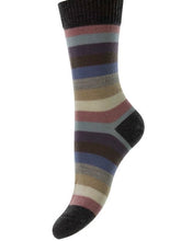 Load image into Gallery viewer, Pantherella Ladies Merino Wool Sock Dark Grey mix