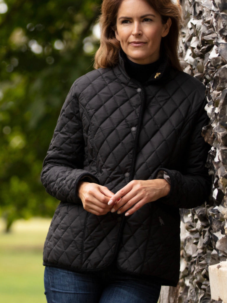 John Partridge Ladies Classic Quilted Jacket – House of