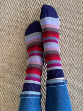 Load image into Gallery viewer, Pantherella Ladies Merino Wool Sock Blackberry