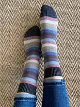 Load image into Gallery viewer, Pantherella Ladies Merino Wool Sock Dark Grey mix