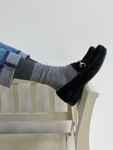 Load image into Gallery viewer, Egyptian Cotton Sock Dark Grey Mix