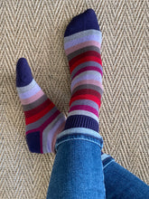 Load image into Gallery viewer, Pantherella Ladies Merino Wool Sock Blackberry