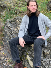 Load image into Gallery viewer, Mens Lambswool Cardigan – Flannel