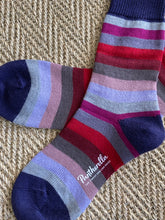 Load image into Gallery viewer, Pantherella Ladies Merino Wool Sock Blackberry