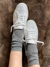 Load image into Gallery viewer, Pantherella Ladies cotton sock Mid Grey