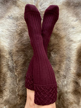 Load image into Gallery viewer, Walking Sock Lady Rannoch Mulberry