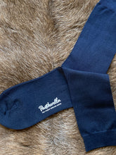 Load image into Gallery viewer, Pantherella Ladies cotton sock Navy
