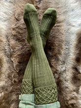 Load image into Gallery viewer, Walking Sock Lady Rannoch Dark Olive
