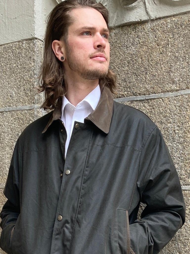 Hoggs of Fife Mens Wax Cotton Jacket House of Scotland Oslo
