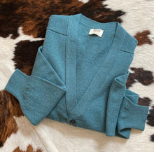 Load image into Gallery viewer, Mens Lambswool Cardigan – Lovat