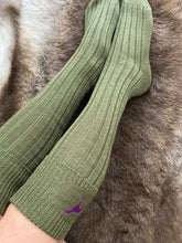 Load image into Gallery viewer, Walking Sock Lady Buckminster Dark Olive