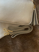Load image into Gallery viewer, Tassel Bag Silver Rainbow Strap