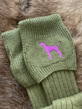 Load image into Gallery viewer, Walking Sock Lady Buckminster Dark Olive