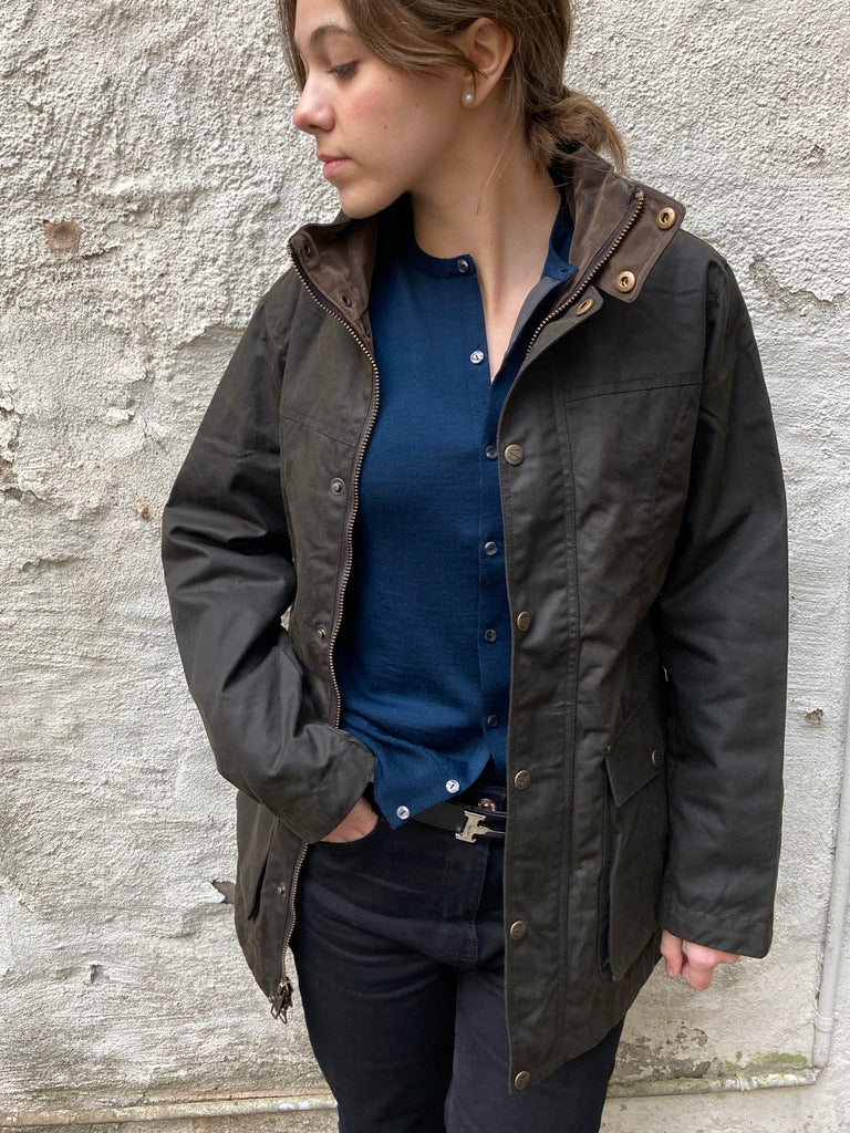 Hoggs of Fife Ladies Wax Cotton Jacket – House of Scotland Oslo