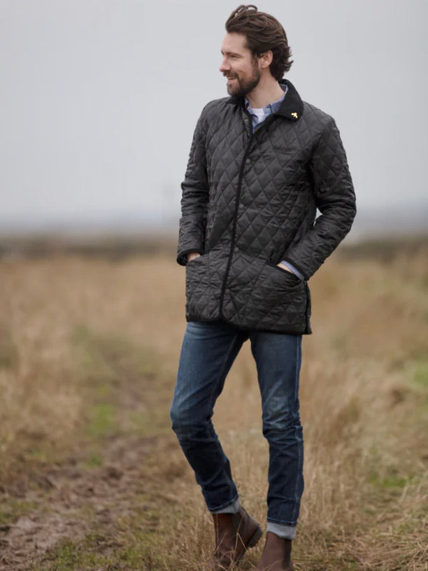 John Partridge Mens Classic Quilted Jacket – House of
