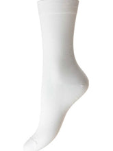 Load image into Gallery viewer, Pantherella Ladies cotton sock White