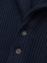 Load image into Gallery viewer, Yacht Rib Cardigan - Navy