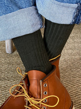 Load image into Gallery viewer, Pantherella Plain Dark Olive