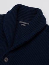 Load image into Gallery viewer, BeggxCo Yacht Rib Cardigan - Navy