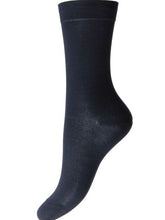 Load image into Gallery viewer, Pantherella Ladies cotton sock Navy
