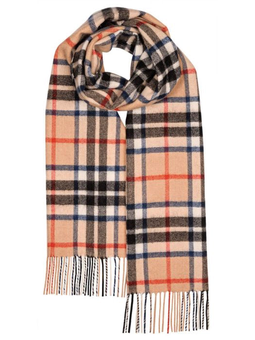 Lambswool Scarf - Darwin Thomson Camel