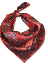 Load image into Gallery viewer, Laslett England Marble Red Silk