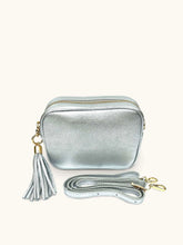 Load image into Gallery viewer, Tassel Bag Silver Boho Strap