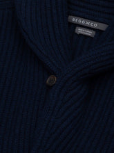 Load image into Gallery viewer, BeggxCo Yacht Rib Cardigan - Navy
