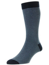 Load image into Gallery viewer, Egyptian Cotton Sock Navy