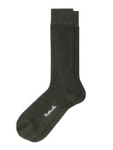 Load image into Gallery viewer, Pantherella Plain Dark Olive