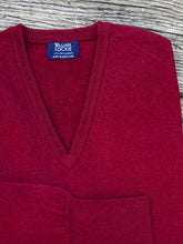 Load image into Gallery viewer, V Neck Cashmere-Claret