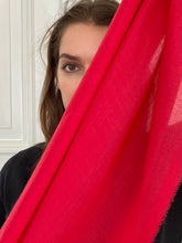 Load image into Gallery viewer, BeggxCo Cashmere Wispy Scarf - Regal Red