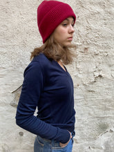 Load image into Gallery viewer, House of Scotland Cashmere Beanie Ladybird Red