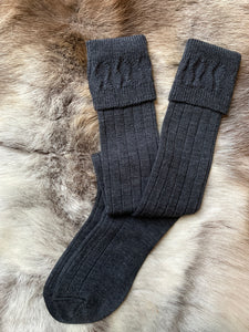 Kilt Socks Charcoal