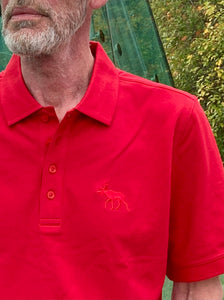 Elg Mens Piquet Shirt - Red