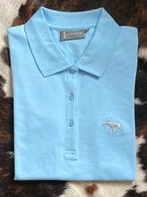 Load image into Gallery viewer, Elg Ladies Piquet Shirt - Paradise Blue