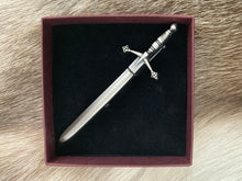 Load image into Gallery viewer, Kilt Pin Claymore Battle Sword