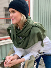 Load image into Gallery viewer, Cashmere Wispy Scarf - Army
