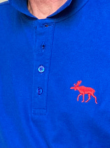 Elg Mens Piquet Shirt - Ascot Blue