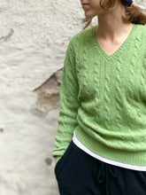Load image into Gallery viewer, Ladies Cashmere Cable - Foliage