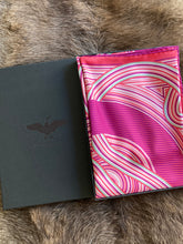 Load image into Gallery viewer, Furious Goose Love Pink Silk Scarf.