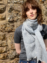 Load image into Gallery viewer, Linen Scarf - Dove