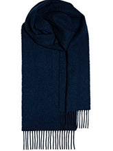 Load image into Gallery viewer, Lambswool Scarf - Navy
