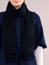 Load image into Gallery viewer, Lambswool Scarf - Black