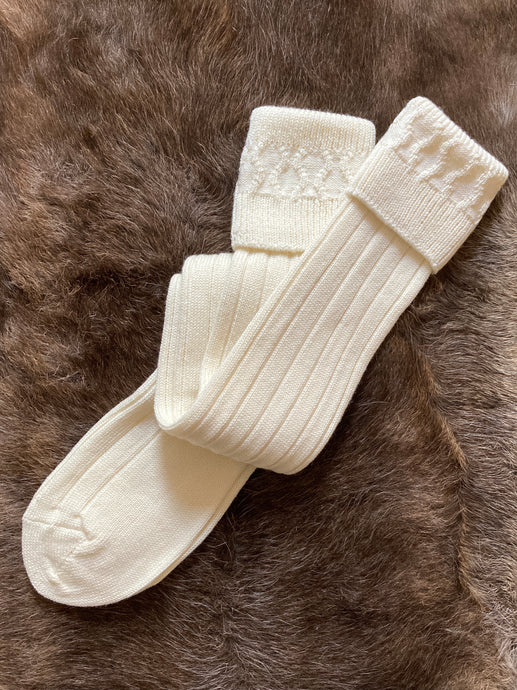 Kilt Socks Off White