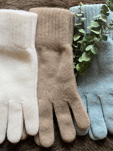 Cashmere Gloves - Dark Natural