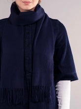 Load image into Gallery viewer, Lambswool Scarf - Navy
