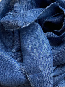 Linen Scarf - Denim